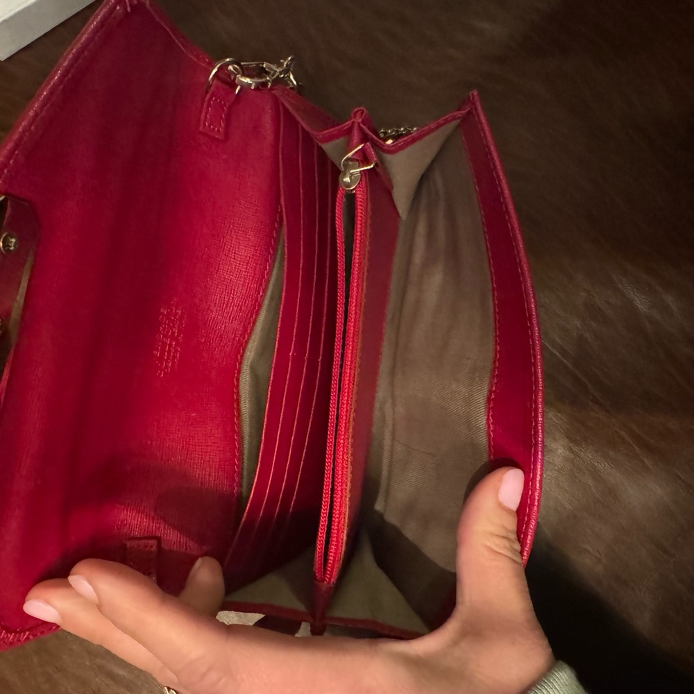 Versace Collection Red Clutch - image 6